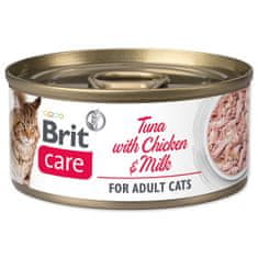 Brit BRIT Care Macskakonzerv tonhal csirkével és tejjel 70 g