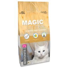 Magic cat Bentonit ultra fehér babapúder 5 l