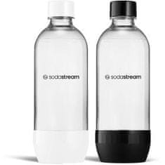 SodaStream JET 2x1l fekete-fehér mosogatógép palack SODA