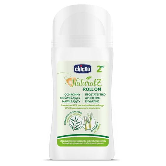 Chicco NaturalZ Roll-on Roll-on védő golyó a szúnyogok ellen, 60ml, 2m+