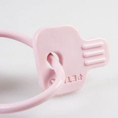EBI PETIT CLEO Rágóka kölyök és felnőtt kistestű kutyák számára rózsaszín kulcscsomó 8x6,5x1cm