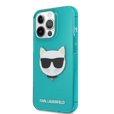 Karl Lagerfeld Apple Iphone 13 Pro Choupette kék tok (KLHCP13LCHTRB) (KLHCP13LCHTRB)