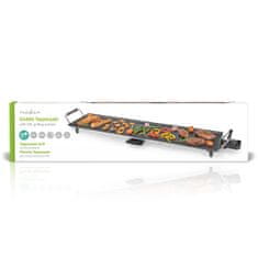 Nedis Teppanyaki asztali grill | Sütőfelület ( h x sz ): 90 x 23 cm | 5 Fűtési beállítások 