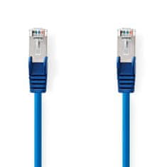 Nedis CAT5e hálózati kábel | SF/UTP | RJ45 Férfi | RJ45 Férfi | 20,0 m | kerek | PVC | Kék | Címke 