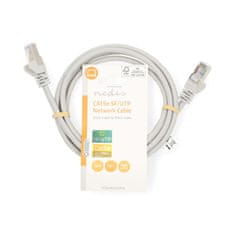 Nedis CAT5e hálózati kábel | SF/UTP | RJ45 Férfi | RJ45 Férfi | 1,50 m | kerek | PVC | Szürke | Címke 