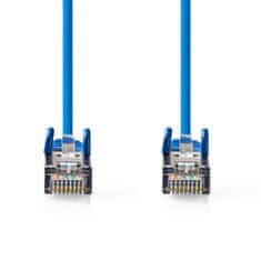 Nedis CAT5e hálózati kábel | SF/UTP | RJ45 Férfi | RJ45 Férfi | 20,0 m | kerek | PVC | Kék | Címke 