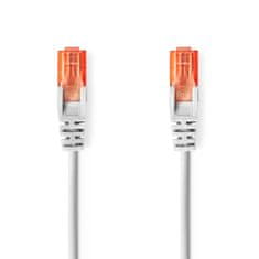 Nedis CAT6 hálózati kábel | RJ45 férfi | RJ45 férfi | U/UTP | 5,00 m | kerek | PVC | Szürke | Boríték 