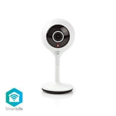 Nedis SmartLife beltéri kamera | Wi-Fi | Full HD 1080p | microSD (nem tartozék) / Cloud Storage (opcionális) | Mozgásérzékelővel | Night Vision | fehér 