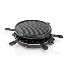 Nedis Gourmet / Raclette | Grill | 6 fő | Spatula | Tapadásmentes bevonat | Kerek 