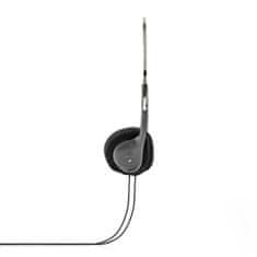 Nedis Fülre helyezhető vezetékes fejhallgató | 3,5 mm | Kábel hossza: 1,20 m | Fekete 