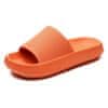 Habból készült csúszásmentes papucs, sárga papucs, ergonomikus ortopéd papucs, modern flip flop papucs, 40/41-es méretű kényelmes papucs | FLIPSY