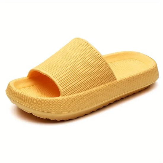 VIVVA® Habból készült csúszásmentes papucs, kék papucs, kényelmes ortopéd papucs, modern flip flop papucs - FLIPSY