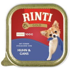 RINTI Tub RINTI Gold Mini csirke + liba 100 g