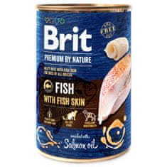 Brit BRIT Premium by Nature halak halbőrrel 400 g