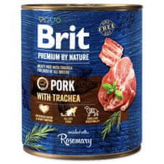 Brit BRIT Premium by Nature sertéshús légcsővel 800 g