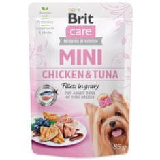 Brit BRIT Care Mini csirke és tonhal filé mártásban 85 g