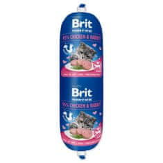 Brit BRIT Premium by Nature kolbász CAT csirke és nyúl 180 g