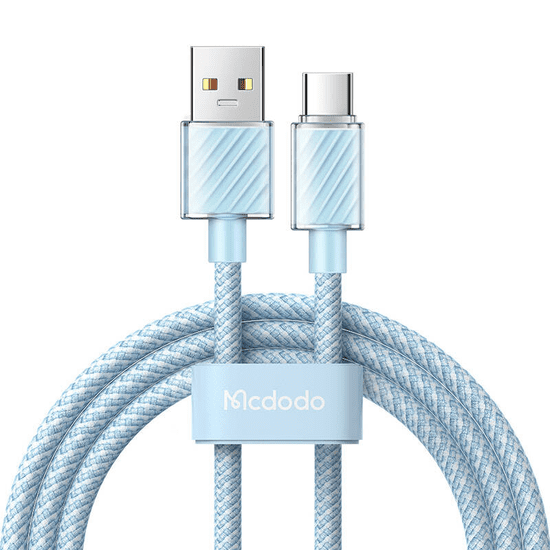 Mcdodo CA-3654 USB-A apa - USB-C apa 2.0 Adat és töltő kábel - Kék (2m) (CA-3654)