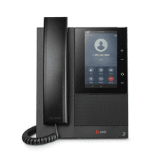 HP Poly CCX 505 Business VoIP Telefon + Open SIP / PoE - Fekete (82Z82AA)