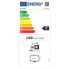 Hisense U7KQ 100U7KQ televízió 2,54 M (100") 4K Ultra HD Smart TV Wi-Fi Fekete 500 cd/m² (100U7KQ)