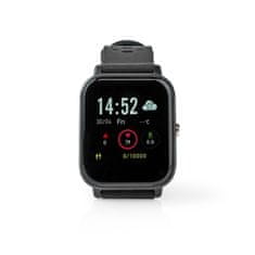 Nedis SmartLife óra | LCD | IP68 | Maximális használati idő: 7200 perc | Android / IOS | Fekete 