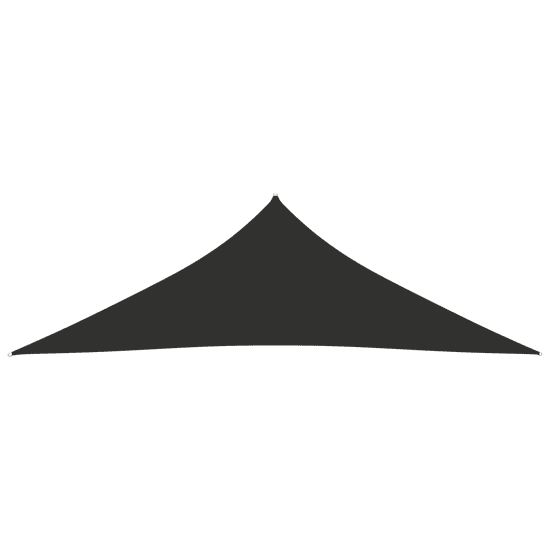 Vidaxl antracitszürke háromszögű oxford-szövet napvitorla 3,5x3,5x4,9m (135120)
