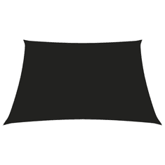 Vidaxl fekete négyzet alakú oxford-szövet napvitorla 7 x 7 m (135748)