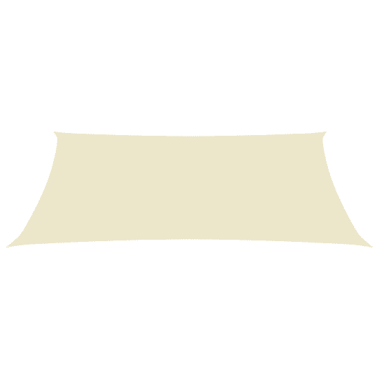 Vidaxl krémszínű téglalap alakú oxford-szövet napvitorla 5 x 7 m (135220)