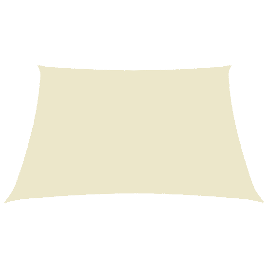 Vidaxl krémszínű téglalap alakú oxford-szövet napvitorla 2 x 3,5 m (135201)