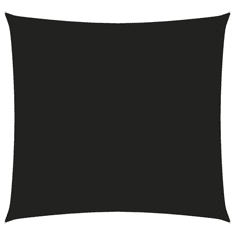 Vidaxl fekete négyzet alakú oxford-szövet napvitorla 7 x 7 m (135748)
