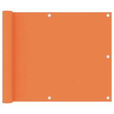 Vidaxl narancssárga oxford-szövet erkélyparaván 75 x 300 cm (135044)