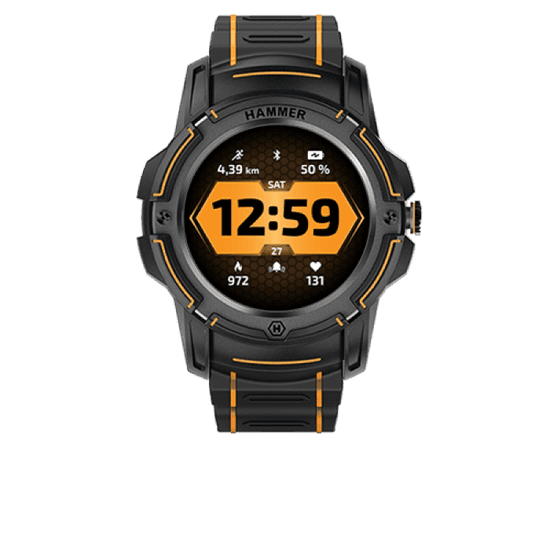 myPhone Hammer Watch Plus Sportóra - Fekete (HAMWATPL)