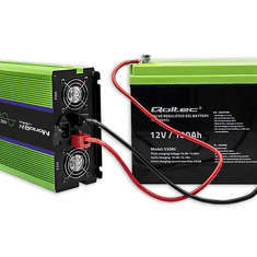 Qoltec Monolith Autós inverter (12V / 2000W) (51943)