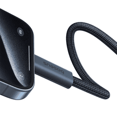 BASEUS Flash USB-C - USB-C gyorstöltőkábel 240W 1m fekete (P10311803111-00) (P10311803111-00)