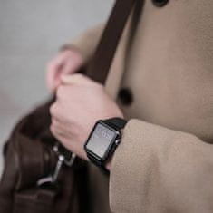 RINGKE Techsuit védőtok az Apple Watch 1, 2, 3, 4, 5, 6, 7, 8, 9, SE, SE 2 (38/40/41mm) okosórára KP31297 fekete