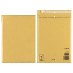 Herlitz 17x22 cm Barna Légpárnás C boríték (4db / csomag) (7935042)