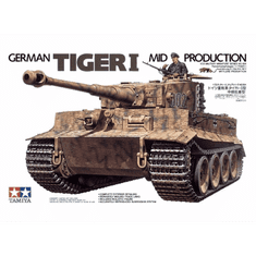 Tamiya German Tiger I tank műanyag modell (1:35) (MT-35194)
