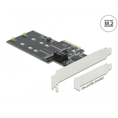 DELOCK 904993 SATA / M.2 port bővítő PCIe kártya (90499)