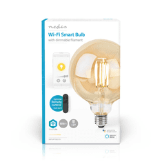 Nedis SmartLife LED Globe izzó 7W 806lm 1800-3000K E27 - Meleg fehér (WIFILRF10G125)