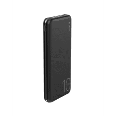 Devia Univerzális hordozható, asztali akkumulátor töltő - Smart Series 22.5W Full Compatible Power Bank - USB + Type-C + microUSB + PD - 10.000 mAh - fekete (ST354441)