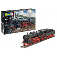 REVELL Express Locomotive S3/6 műanyag modell (1:87) (02168)