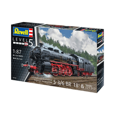 REVELL Express Locomotive S3/6 műanyag modell (1:87) (02168)