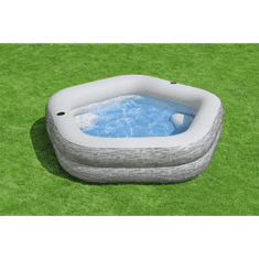 Bestway Family Pool TruPrint négyszögletű medence (213 x 206 x 53 cm ) (54423)