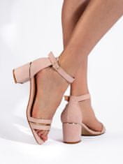 Amiatex Női szandál 108156 + Nőin zokni Gatta Calzino Strech, rózsaszín árnyalat, 41