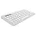 Logitech Pebble Keys 2 K380s - TONAL WHITE - US INT'L - BT - INTNL-973 - UNIVERSAL