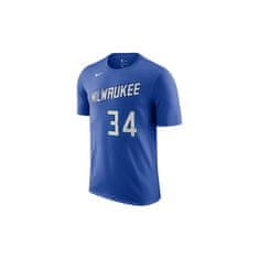 Nike Póló kék XXL Nba Milwaukee Bucks Giannis Antetokounmpo City Edition