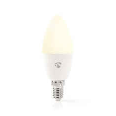 Nedis Intelligens Wi-Fi-s SmartLife LED izzó gyertya E14 4.9W 470lm RGB/2700-6500K (WIFILRC10E14) (WIFILRC10E14)