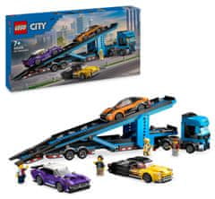 LEGO City 60408 Tehergépkocsi sportkocsik szállítására