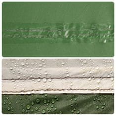 Vidaxl zöld vízálló kempingponyva 360 x 294 cm 94655