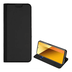 Dux Ducis Skin Pro Xiaomi Redmi Note 13 5G Flip Tok - Fekete